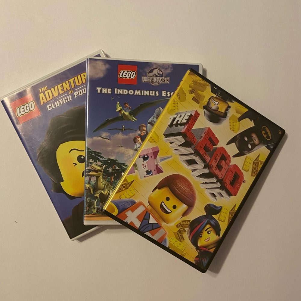 😬 3 LEGO DVD’S 😬
